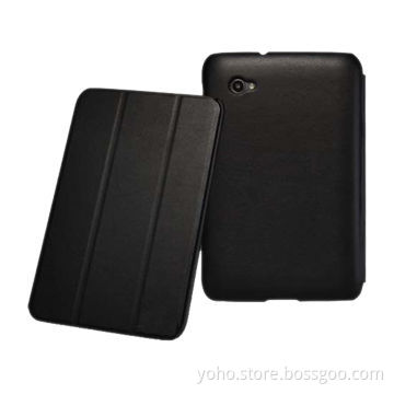 Leather Case for Samsung P6200, with Anti-slip Flap.